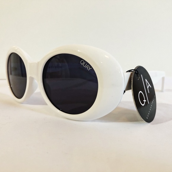 QUAY AUSTRALIA FRIVOLOUS 55mm OVAL SUNGLASSES - Picture 2 of 8